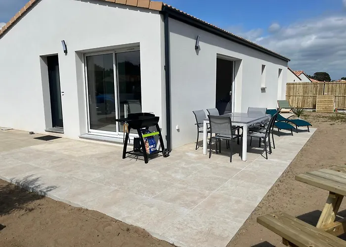 Dom wakacyjny Sables Des Dunes, Jolie Maison Neuve Confort, Famille Ou Entre Amis, 500 M *